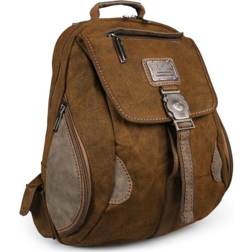 Retro Canvas Vintage Backpack Men Teenage Boys Backpacks Students School Bag Travel Zipper Rucksack