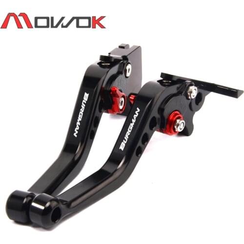 Motorcycles short Brake Clutch Lever Aluminum Adjustable For SUZUKI Burgman 650 2013 2014 2015 2016 2017 2018 2019