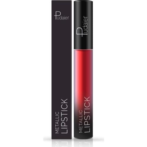 Round tube matte Frosted non-stick cup matte lipstick moisturizing waterproof Non-fading lipstick lip gloss