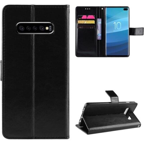 Fashion ShockProof Flip PU Leather Wallet Stand Cover Samsung Galaxy S10 5G Case For Samsung S10 Plus S10E S10 E Phone Bags