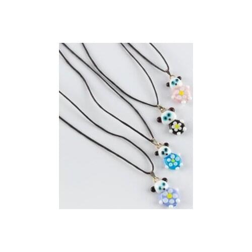 Panda Glass Necklace