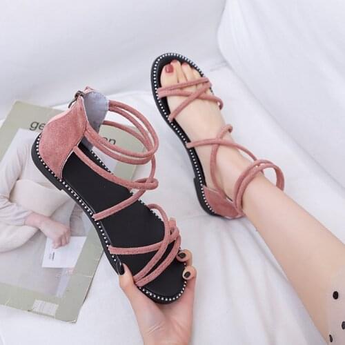 Women Sandals 2021 Summer Shoes Woman Flat Sandals Beach Shoes sandalias mujer chaussures femme sandalet