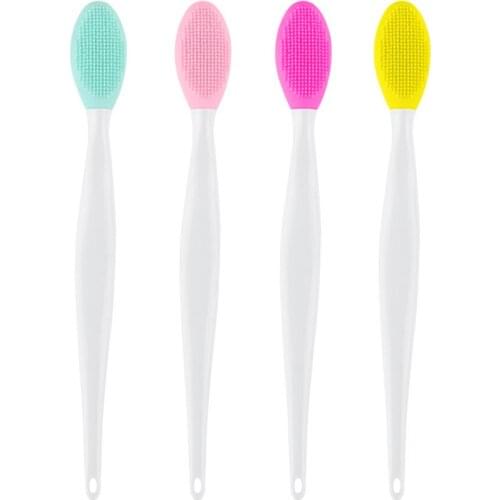 Silicone Nose Cleansing Brush Beauty Skin Care Wash Face Silicone Brush Exfoliating Nose Clean Blackhead Removal Brush Tool