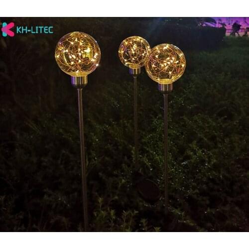 Led Solar Energy Powered Bulb Lamp Waterproof Outdoor Garden Ball Light Lawn Night Lights Led Solar Lamp for Holiday Decor
