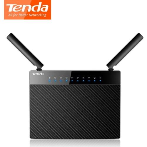 Tenda AC9 Wireless Wifi Router 128 DDR Dual Band 1200M USB 2.0 1*WAN+4*LAN Gigabit ports Wi-fi Router 2.4G&5G Reapter PPTP L2TP