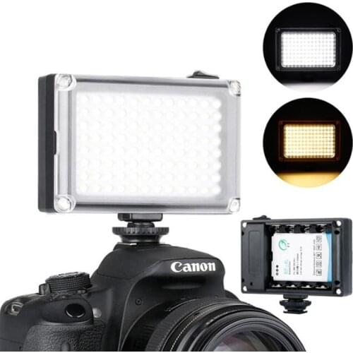 Ulanzi 96 LED Phone Video Light Photo Lighting on Camera Hot Shoe LED Lamp for iPhoneX 8 Camcorder Canon/Nikon DSLR Live Stream