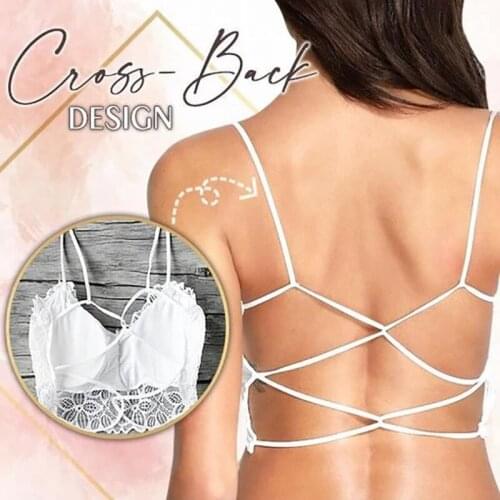 Women Push Up Wireless Lace Bra Women Beauty Back Lace Bralette Underwear Sexy Vest Seamless Lingerie Bustier Crop Tops