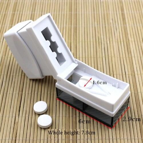 1PCS The Medicine Box To Break Device High Quality Medician Pressure Pill Cutting Device With Plastic Adhesive Tablets Split
