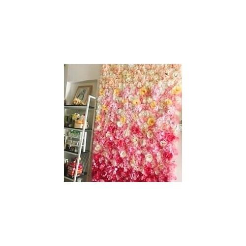 2M x 3M Blending Pink with White roses wedding flower wall flower backdrop Wedding decoration