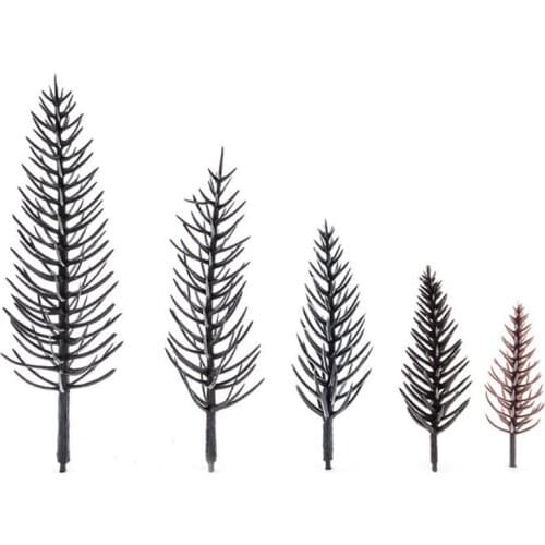 4 HEIGHTS OF ARCHITECTURAL MODEL MAKING Train Layout Model Trees Scale Garden Scenery Railroad Landscape Model Trees