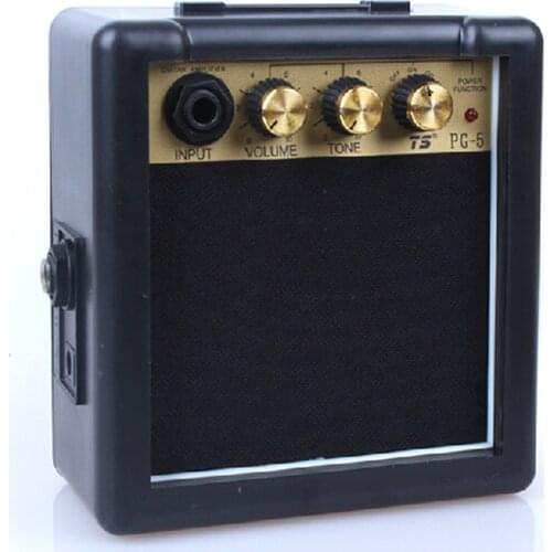5W Mini Electric Guitar Amp Amplifier Distortion Guitar Speaker Durable High-sensitivity