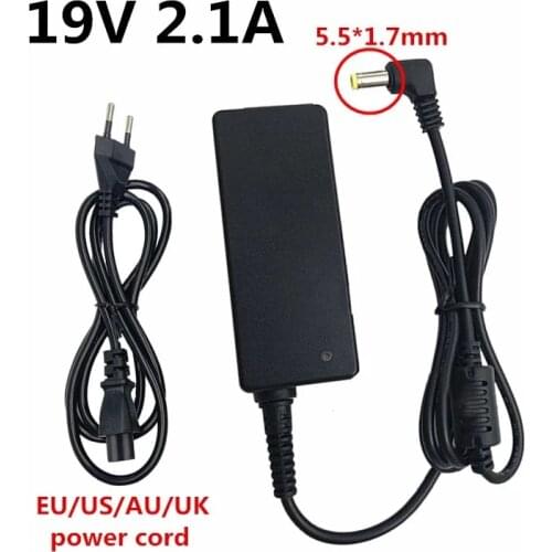 19V 2.1A 5.5*1.7mm Universal Power Adapter EU US UK AU Plug AC/DC Adaptor 19 VOLT Supply Charger For Acer Switching Adaptador