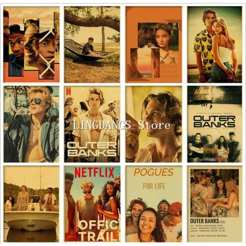 5D DIY Full Drill Diamond Painting 2021 TV Series Outer Banks Poster Diamond Mosaic Embroidery Cross Stitch Handmade Home Decor