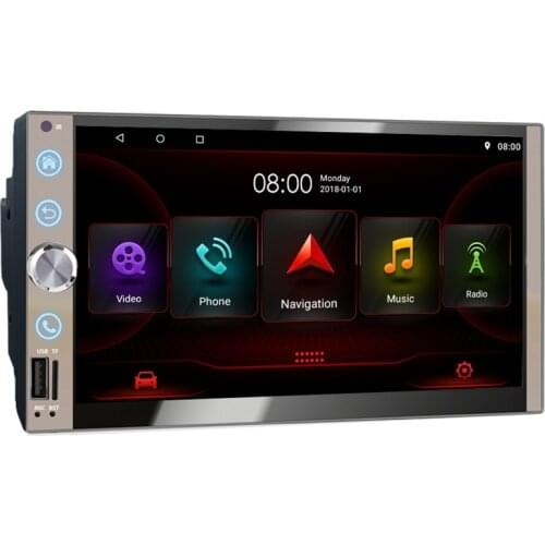 2 Din 7inch Car Radio Stereo Android 10.0 BT Wifi GPS Navigation Autoradio Head Unit DAB OBD Mirror Link
