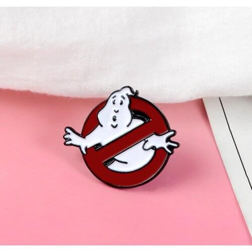 GHOSTBUSTERS Limited Edition Hard Enamel Brooches Badges Lapel pin For Men Women Souvenir Gifts