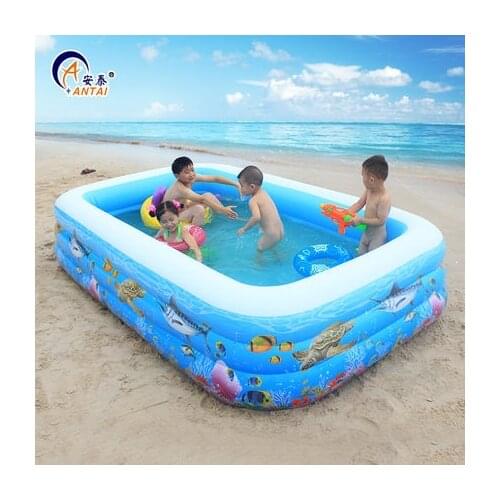 Household inflatable swimming pool inflatable pool baby big children and children baby bath barrel portable rubber inflatable
