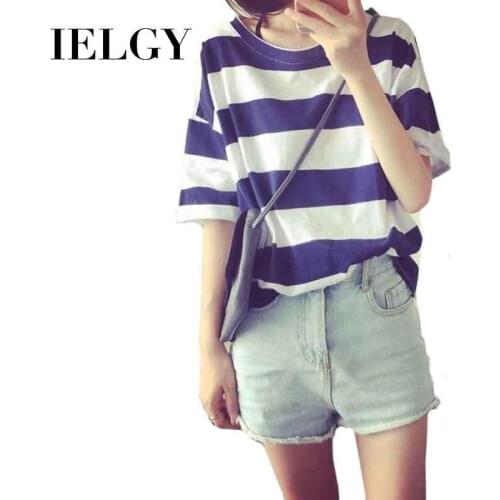 Женские полосатые футболки IELGY China At AliExpress