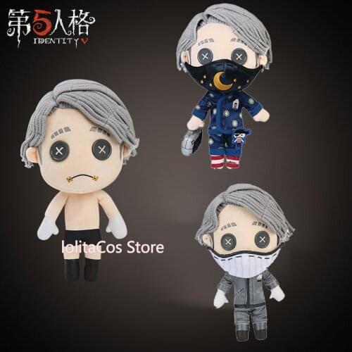 Game Identity V Aesop Carl Cosplay Pillow Plush Doll Plushie Toy Change suit Dress Up Clothing Cute Anime Christmas Gifts