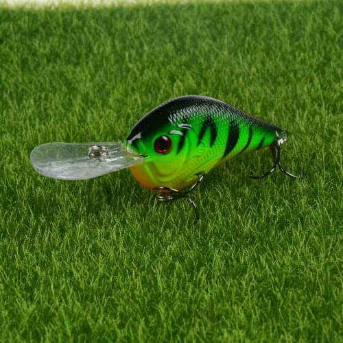 LINGYUE 1PCS 9.5cm 11g Hard Crank Bait Diving 1.5m-3m Crankbait Fishing Lure Floating Isca Artificial Bait BIG Tongue Wobblers