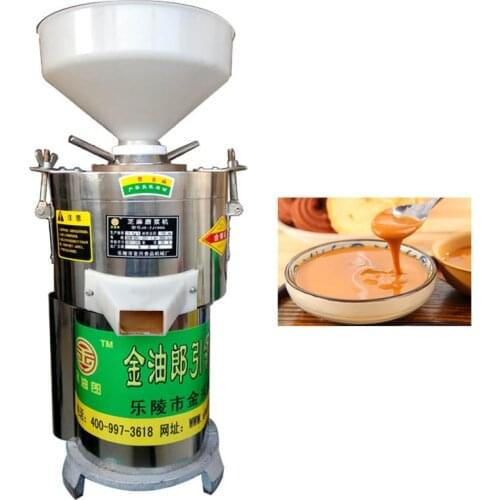 Peanut Butter Processor Machine Sauce Grinder Nut Sesame Milling Machine Commercial Electric Peanut Butter Grinding Machine