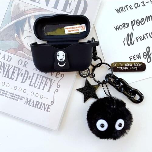 Cute Cartoon Silicone Cover for Sony WF-SP800N Case Bluetooth Earphone Protect Accessories for Sony WF-H800 Portable Keyring New