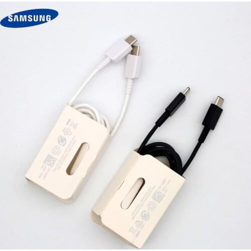 Original samsung USB Type C to Type C 1M Cable for Galaxy Note 10 pro 5G A70 A80 Quick Charge 3A USB-C Quick Charge Cable
