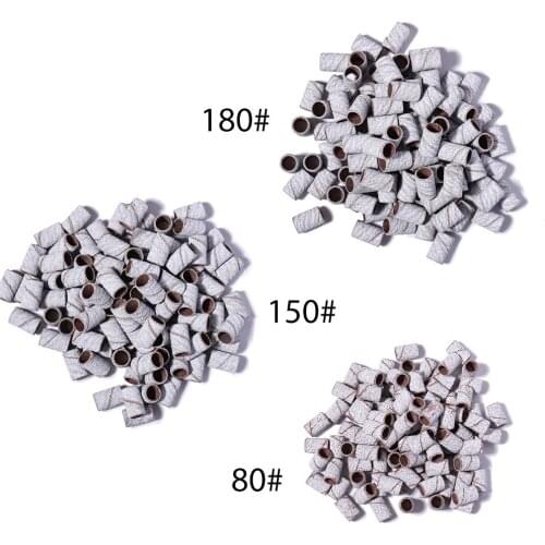 80#150#240# Machine Nail Drill Bits Zebra Sanding Bands Foot Care Polishing Manicure Gel Polish Remover Replacement Tools Cutter