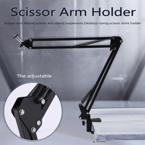 Adjustable Desktop Clamp Suspension Boom Scissor Arm Mount Stand Holder for Logitech Webcam C922 C930E C930 C920 C615