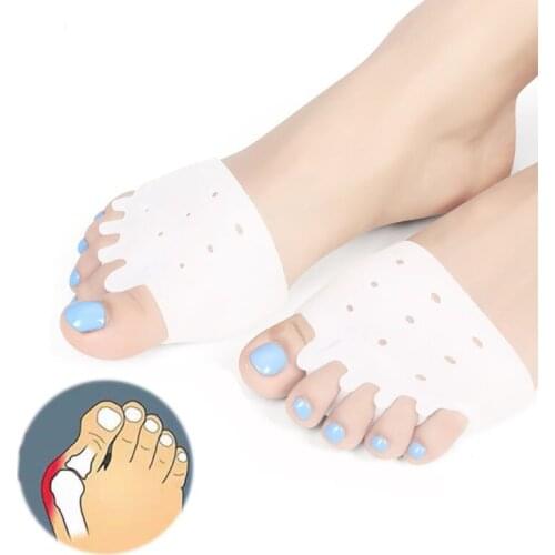 2Pcs Silicone Bunion Corrector Toe Separator Hallux Valgus For Feet Orthopedic Toes Pain Relief Calluses Pad Foot Care