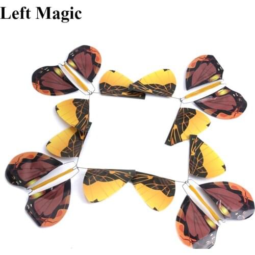 5pcs Magic Toys Hand Transformation Fly Butterfly magic tricks Novelty Surprise Prank Joke Mystical Fun Classic Toys gadgets Gag