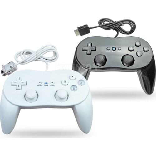 50Pcs/Lot High quality Classic 2 Wired Game Controller Gaming Remote Pro Gamepad For Nintendo Wii