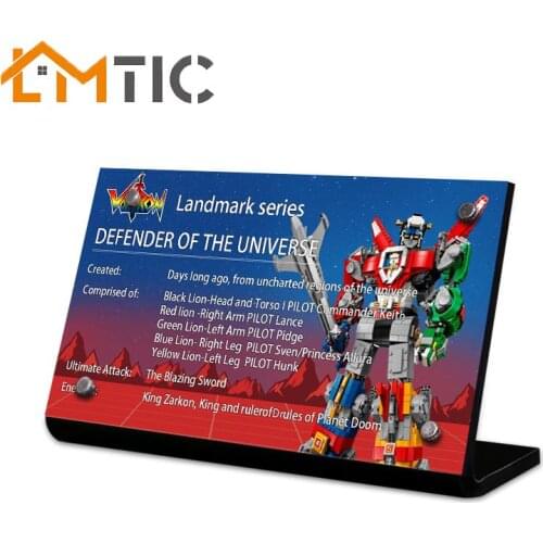 Acrylic display stand brand suitable for Model 21311 Idea Robot Voltron Building Block Toys