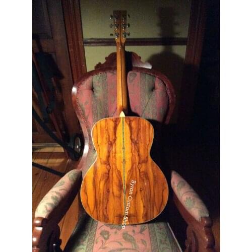 Free shipping OM guitar with trans acoustic system gloss blue sanders wood custom logo S1 PRO pickups acoustic electric guitar