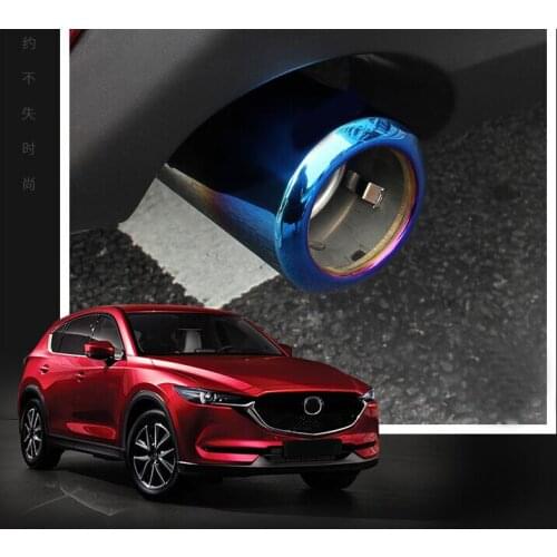 For Mazda CX-5 CX5 2017 2018 Stainless Steel Exhaust Pipe Muffler Auto Accessories 2PCS