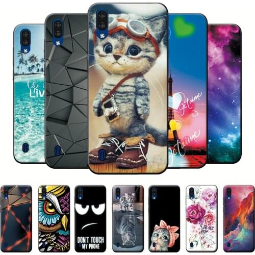 For ZTE Blade A5 2020 Case Silicone Phone Cover Cool Cat Panda ZTE Blade A5 2020 Black TPU Bumper Cases for ZTE A5 2020 Funda