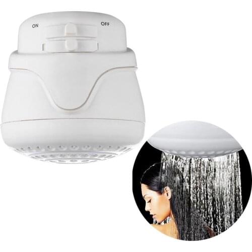 Electric For Bathroom faucet Round Shower Head Instant Hot Water Heater High Power 5400W Three-speed pressure adjustment LB88