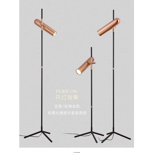 Nordic style creative living room minimalist modern bedside bedroom tripod simple Danish planner model room floor lamp