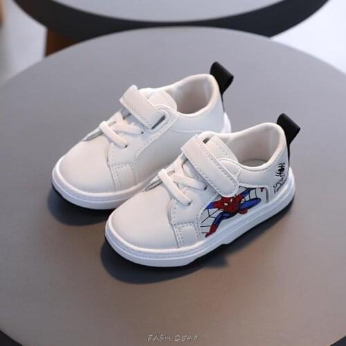 Boys Sneakers Kids Shoes SpiderMan Girls Toddler Shoes Fashion Casual Lightweight Breathable Soft Sport Running Childrens Shoes