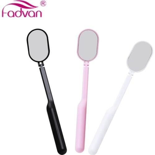 Multifunction Checking Mirror for Eyelash Extensions Makeup Dental Mouth Check Tools Stainless Steel Eyelash Supplies