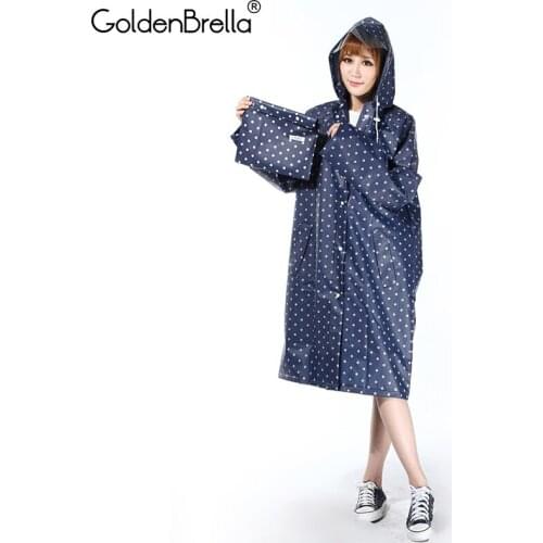 Fashion Adult Women Man EVA waterproof breathable Raincoat durable Environmental Rain Coat Adult Waterproof Gear dropship