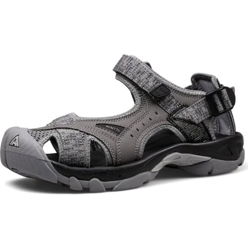 HUMTTO Mens Summer Outdoor Trekking Hiking Sandals Water Shoes For Men Sports Fishing Climbing Mountain Aqua Shoes Man