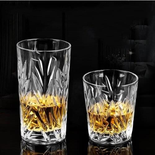Set of 2 top quality whiskey wine glass for party club beer drinking glass cups 200902-18