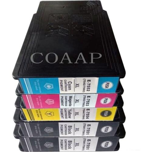 New Compatible cartridge t7551- t7554 for Epson workforce Pro WF-8010DW 8090DW 8590DWF Printer,with chips