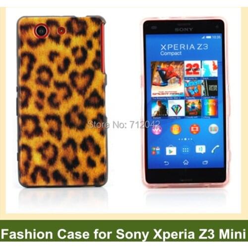 OEEKOI Leopard Zebra Pattern Print Soft Gel TPU Cover Case for Sony Xperia Z3 Compact/Z3 Mini M55w Free Shipping