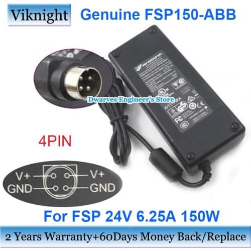 Genuine FSP150-AAAN1 24V 6.25A AC Power Supply Adapter For FSP TARGA LT3010 FSP150-ABB ABA PROTECH POS PS5001 STEALTH TOUCH M54