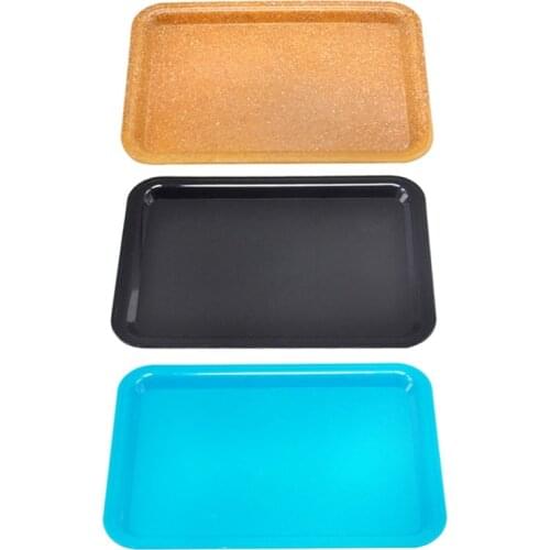Plastic Tobacco Rolling Tray Storage Plate Discs Herb Grinder Cigarette Container Tray Ashtrays Cigarette Accessories