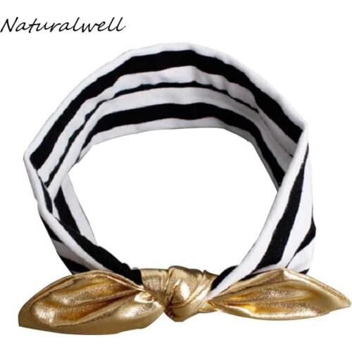 Naturalwell Baby Girl Bow Knot Headband Infant Toddler Christening Hair Accessories Child Elastic Hair Band lacos de bebes HB496