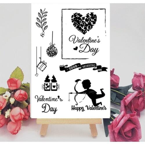 11*16CM Cupid Transparent Clear Stamps / Silicone Seals Roller Stamp For DIY Scrapbooking Photo Album/Card Making