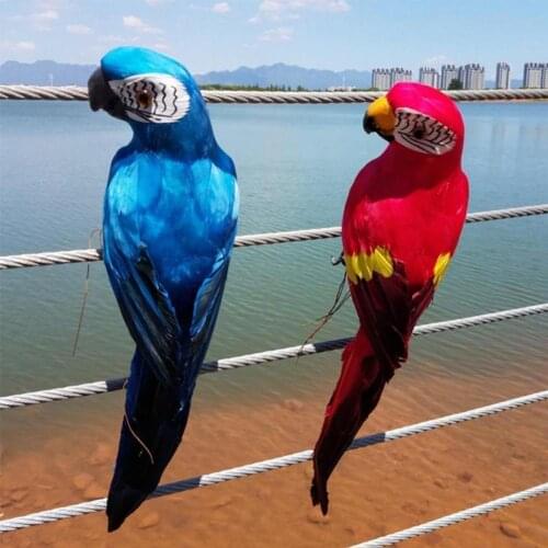 25/35cm Lifelike Parrot Simulation Toys Soft Cute Wild Animals 6 Doll Birthday Color Gifts Bird Children Kids