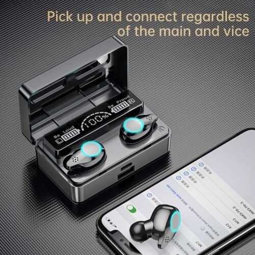 X3 TWS Bluetooth Earphones Wireless Headphone 9D Stereo Sports Waterproof Earbuds Headsets With Microphone Type-c Charging Box
